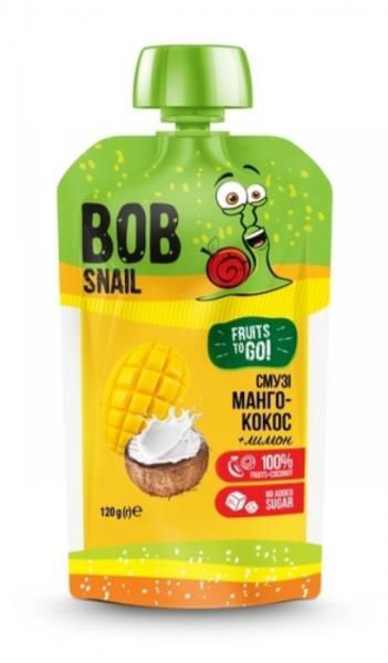 *Пюре Улитка Боб смузи Манго-кокос 120г (пауч)