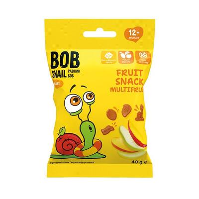 Снек Равлик Боб Мультифрукт 40г