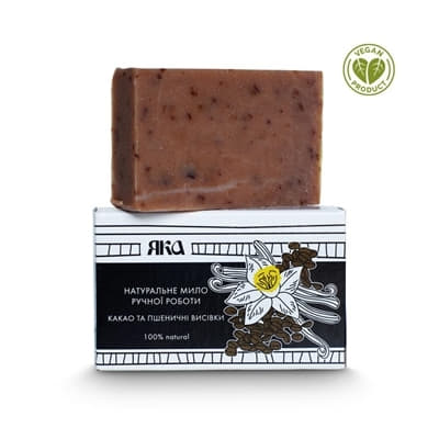 *ЯКА Мило руч. роботи какао-пшенич.висівки 75г