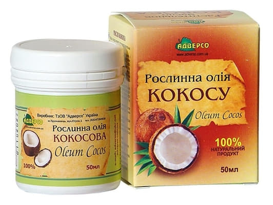 *Олія Адверсо кокосова тверда 50мл
