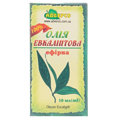 *Масло Адверсо эвкалиптовое 10мл *Масло Адверсо эвкалиптовое 10мл