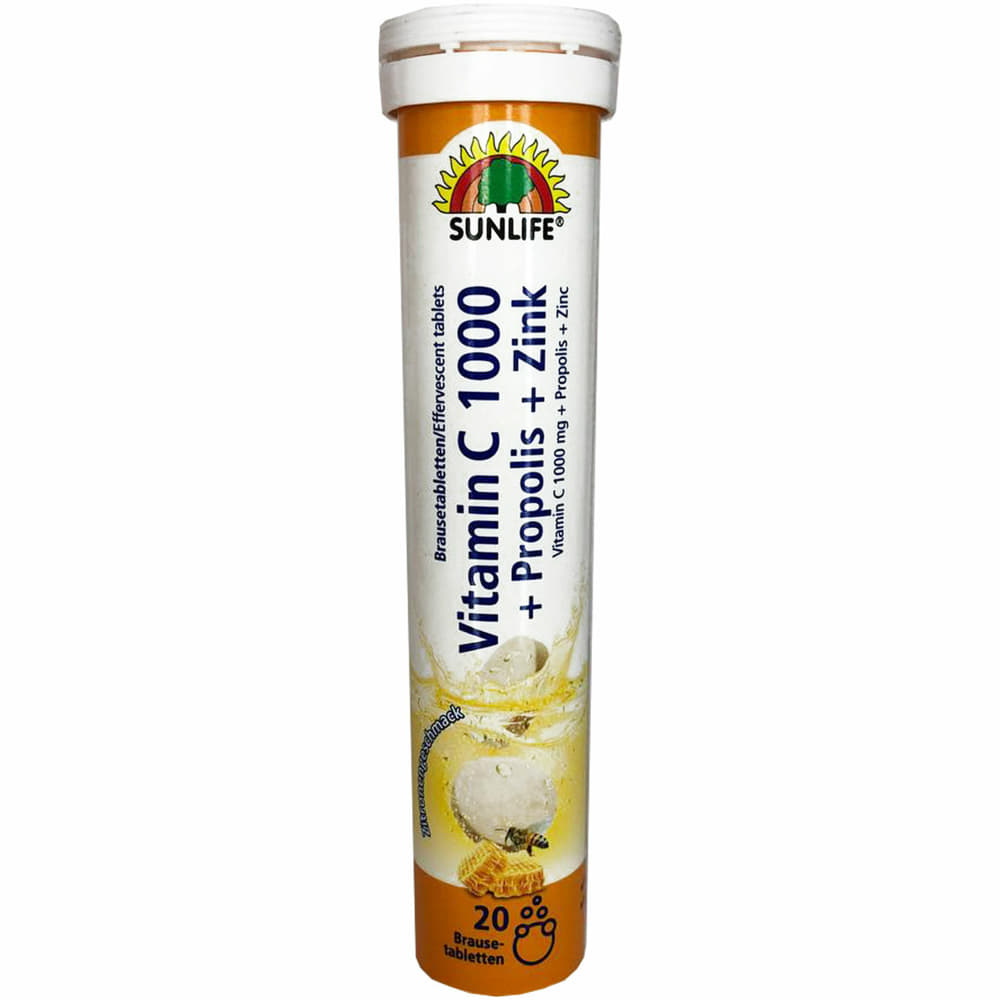 *Витамины Sunlife Vit.C 1000+Propolis+Zink табл. шип. №20 *Витамины Sunlife Vit.C 1000+Propolis+Zink табл. шип. №20