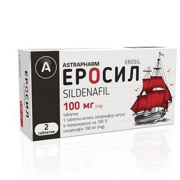 *Эросил-Астрафарм табл. 100мг №2 ТМ Tabula Vita *Эросил-Астрафарм табл. 100мг №2 ТМ Tabula Vita