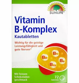*Вітаміни Sunlife Vitamin B-Komplex табл. жув. №72