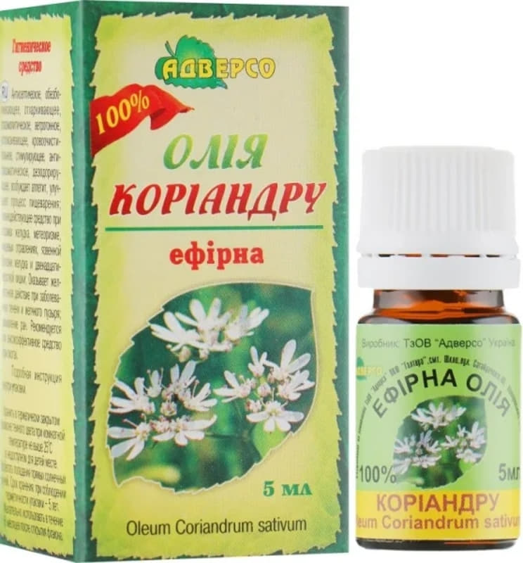 *Масло Адверсо кориандра 5мл *Масло Адверсо кориандра 5мл
