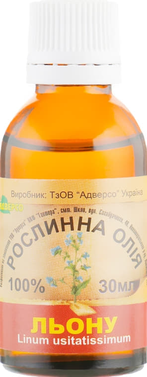 *Масло Адверсо льна 30мл