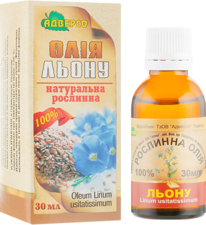 *Олія Адверсо льону 30мл