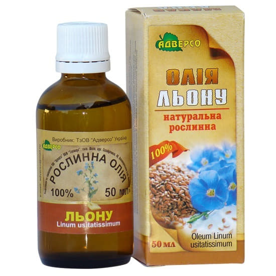 *Олія Адверсо льону 50мл