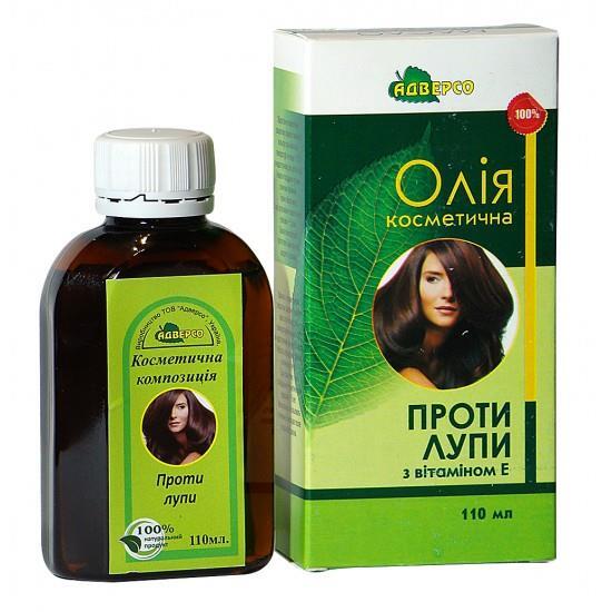 *Олія Адверсо проти лупи 110мл