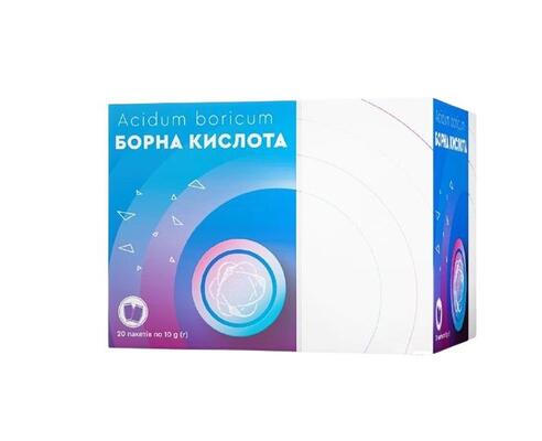 Борная кислота порош. крист. пак.10г №20 Виола Борная кислота порош. крист. пак.10г №20 Виола