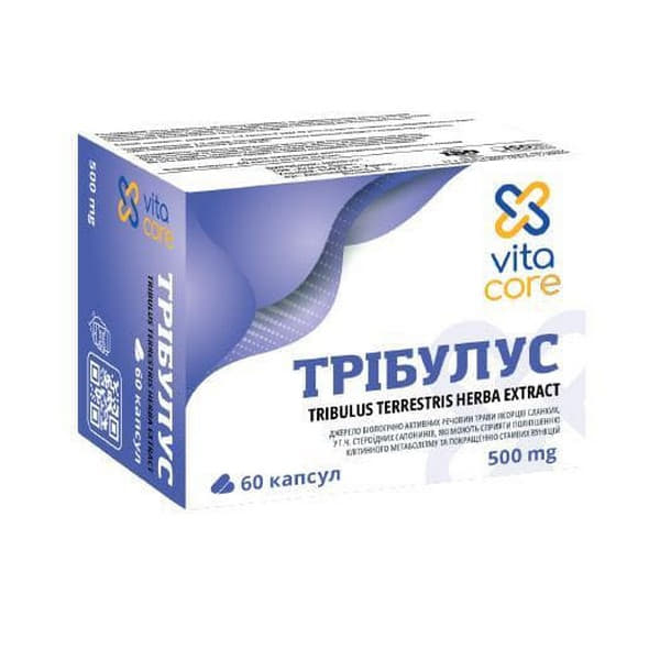 *Трібулус Nimbus VitaCore капс. №60