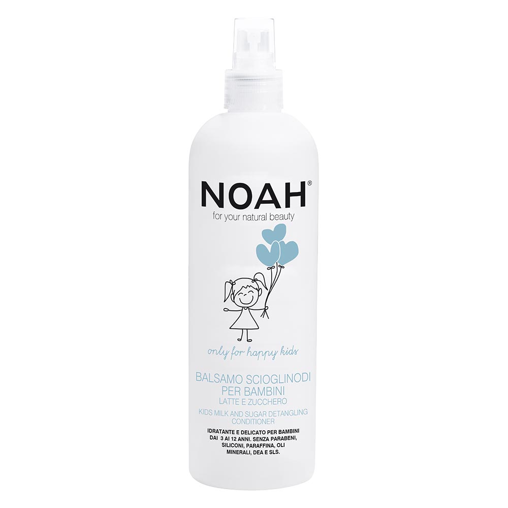 NOAH Kids Milk and Sugar Спрей-кондиционер для волос детей с миндалем 250мл NOAH Kids Milk and Sugar Спрей-кондиционер для волос детей с миндалем 250мл