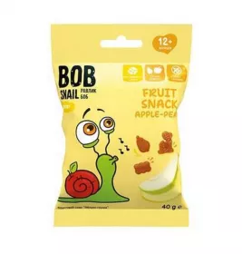 Снек Равлик Боб Яблуко-груша 40г
