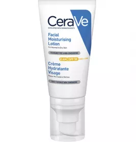 Крем Cerave для лица SPF50 Легкий 52 мл