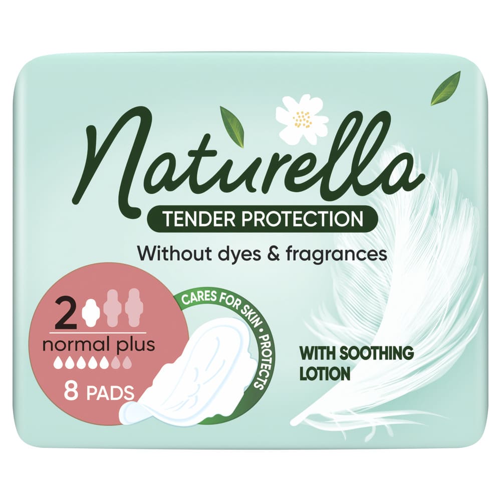 *Прокладки Naturella Tender Protection Ніжний Захист Normal Plus №8