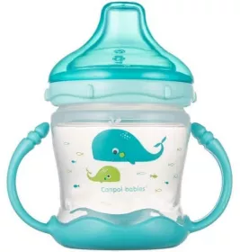 Кружка-непроливайка Canpol 57/300 Sweet fun 180мл синя