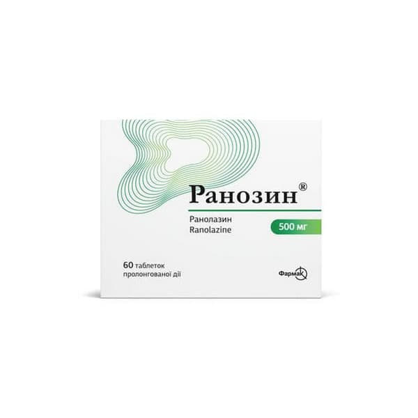 *Ранозин табл. прол./д. 500мг №60 *Ранозин табл. прол./д. 500мг №60