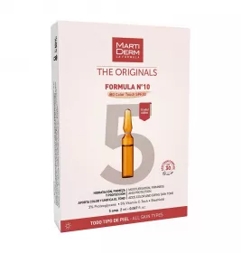 Ампули МартіДерм формула №10 Color Touch SPF30 5×2мл