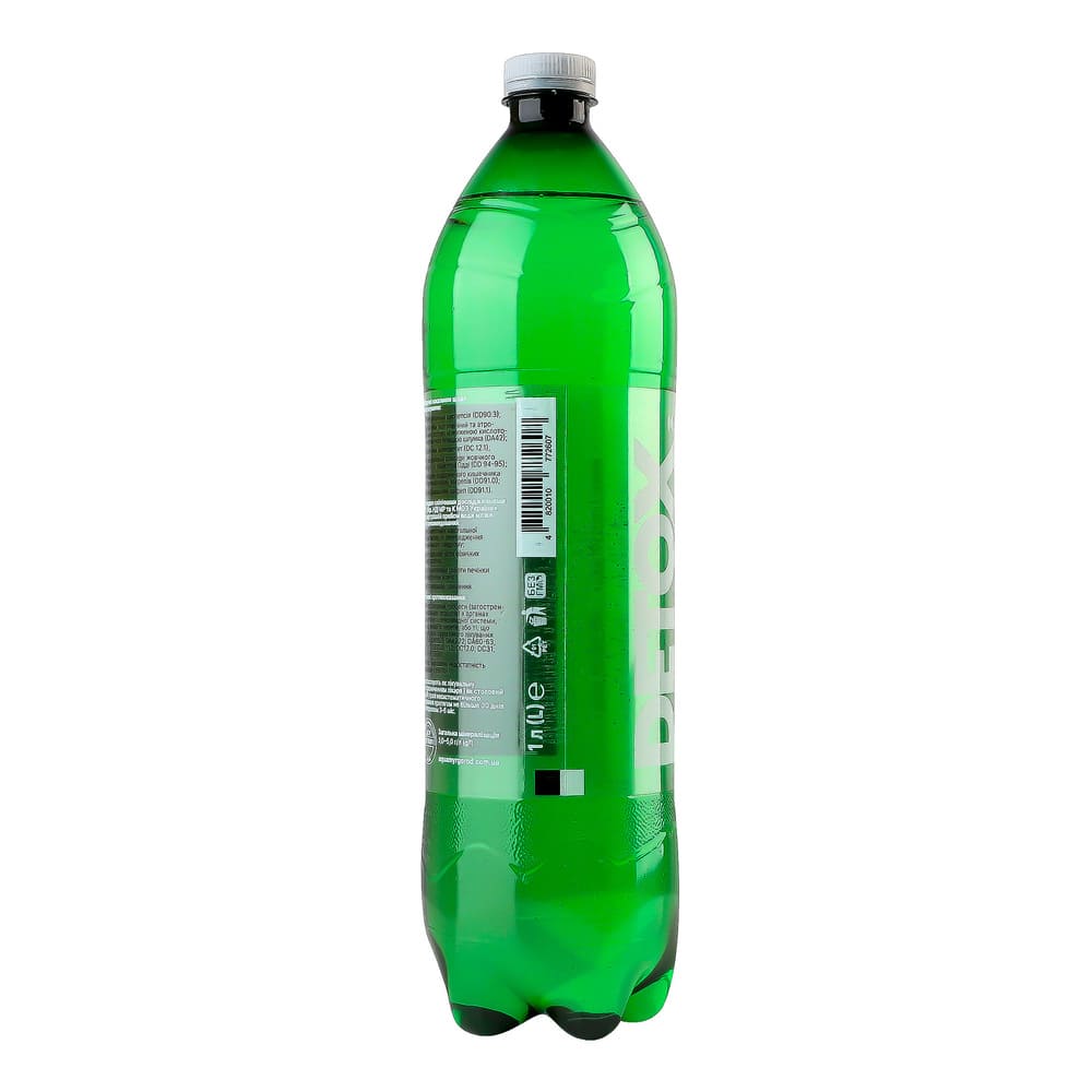 Вода DETOX минеральная сильногазированная 1 л