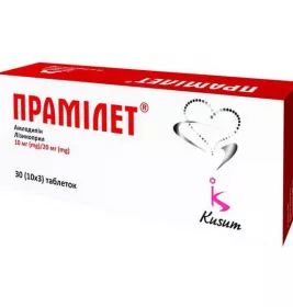 *Прамілет табл. 10мг/20мг №30