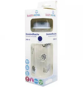 Бутылочка Baby-nova 47010-1 пластик 240мл Декор мальчик