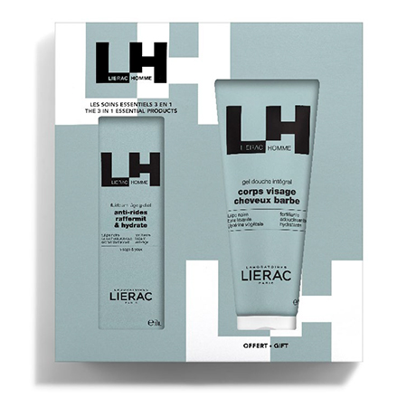 *Набір Lierac Ом Глобальний антивіковий флюїд 50мл + гель для душу інтегральний 200мл