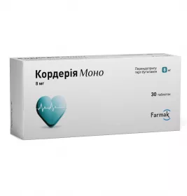 Кордерія моно табл. 8мг №30 (10*3)