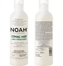 NOAH Hair Шампунь зміцнювальний з чорним перцем і м'ятою для слабкого волосся 250мл