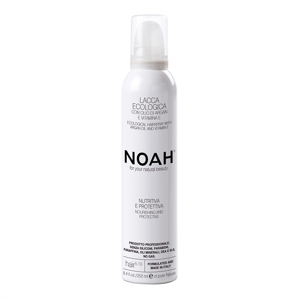 NOAH Hair Лак экологический для фиксации волос с аргановым маслом 250мл NOAH Hair Лак экологический для фиксации волос с аргановым маслом 250мл