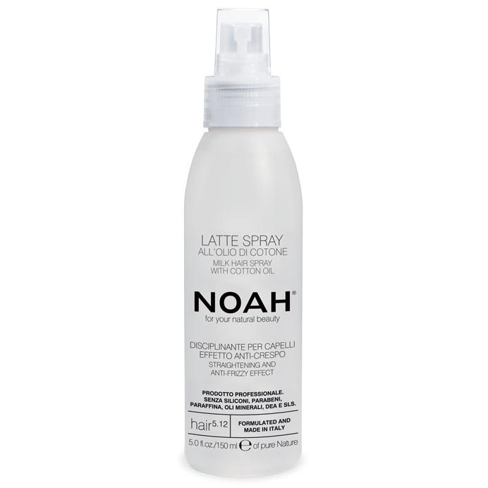 NOAH Hair Спрей-молочко для выпрямления волос с маслом хлопка 150мл NOAH Hair Спрей-молочко для выпрямления волос с маслом хлопка 150мл