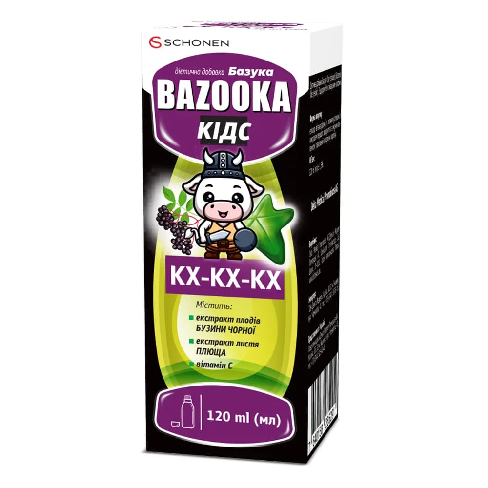 Базука Кідс еліксир флак.120мл