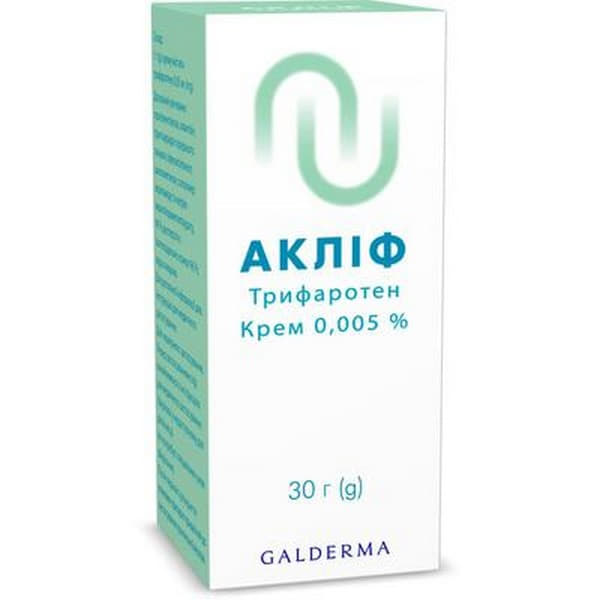 Аклиф крем 0.005% конт. 30г Аклиф крем 0.005% конт. 30г