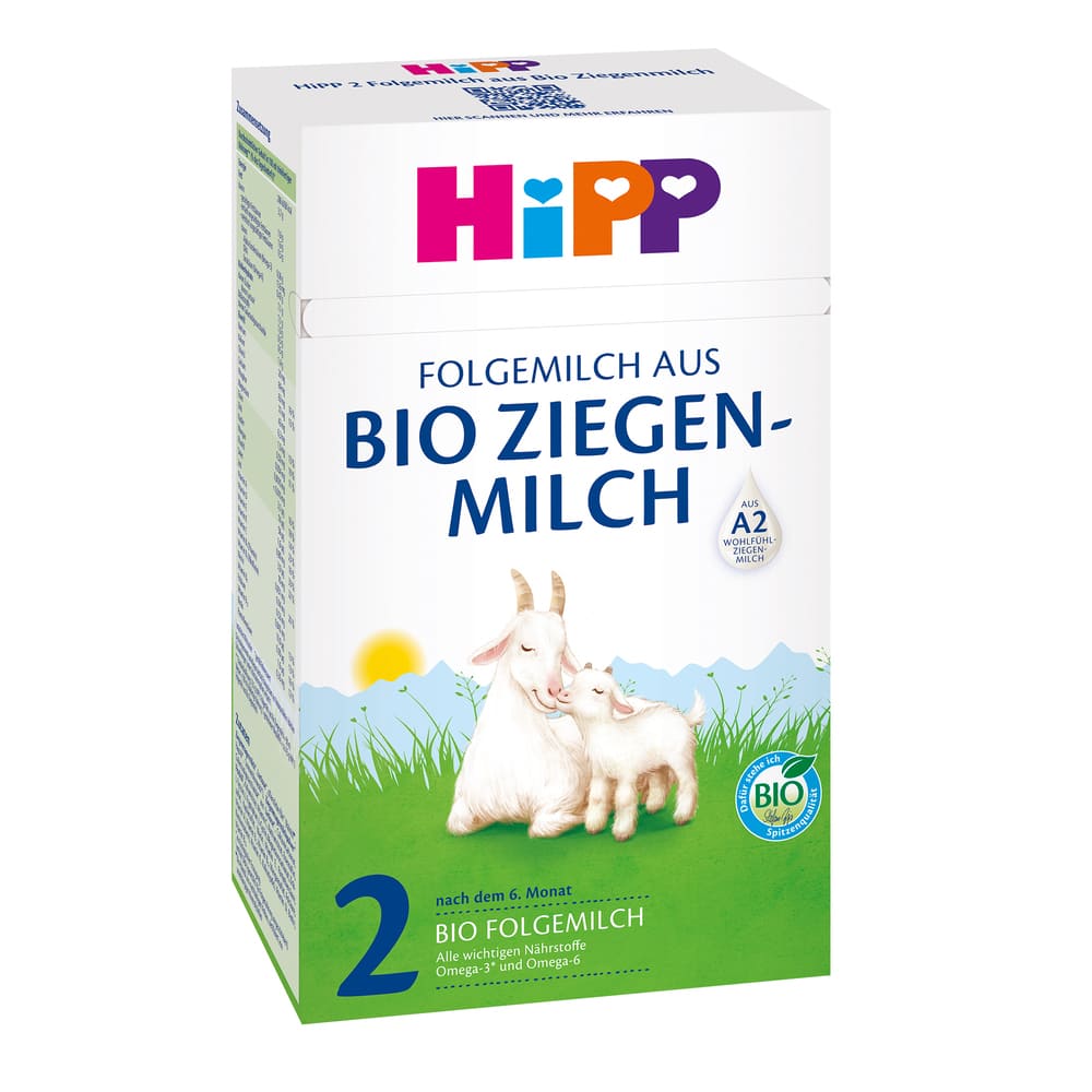 *Сумішка HiPP Bio Ziegen Milch 2 суха на козячому молоці 400г