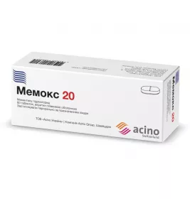 Мемокс табл. вкр/пл.об. 20мг №60