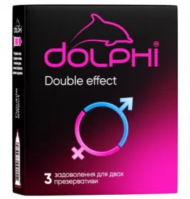 *Презервативы Dolphi Double effect №3