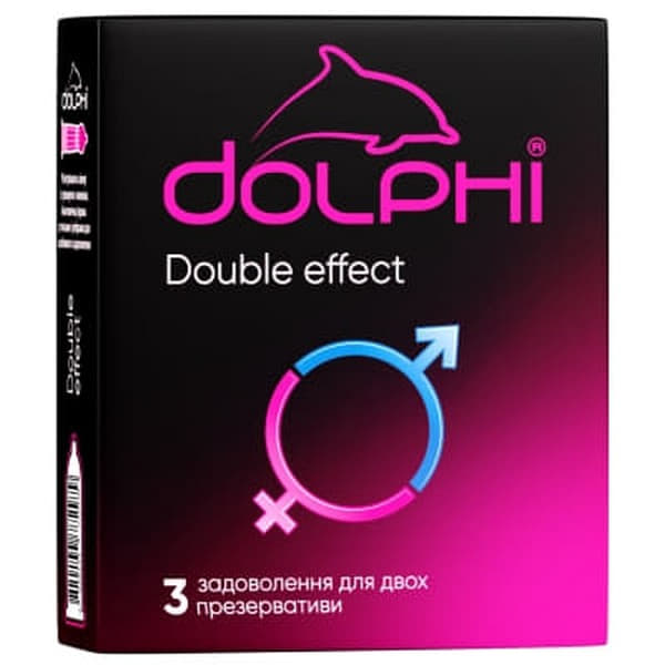 *Презервативи Dolphi Double effect №3