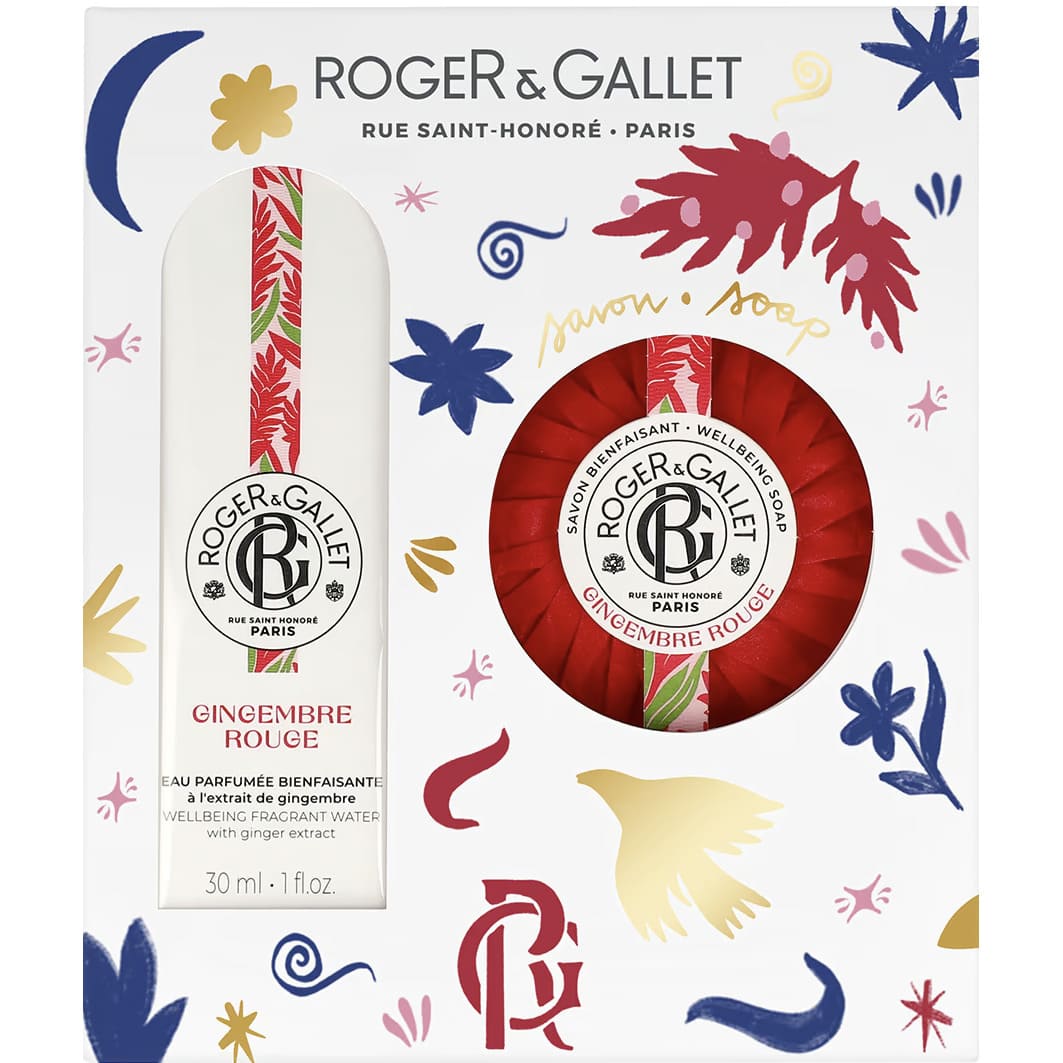 *Набор Roger & Gallet Красный Имбирь: вода 30мл+мыло 100г
