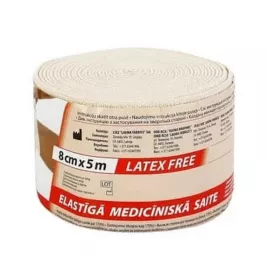 Бинт LAUMA еласт. мед. модель 3 Latex Free 8см*5м