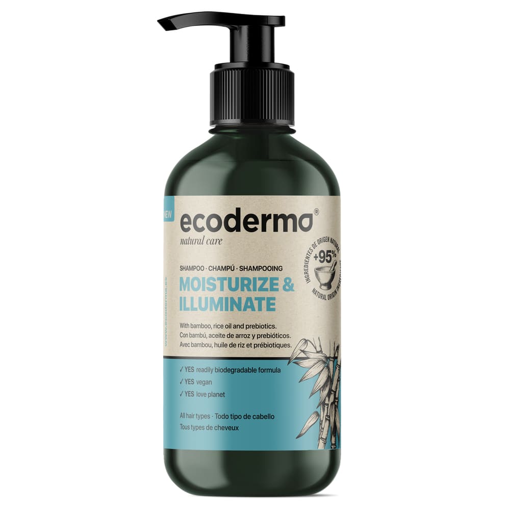 Шампунь Ecoderma д/звол. та освітл.волосся з екстр.бамбука та рис.олією 500мл