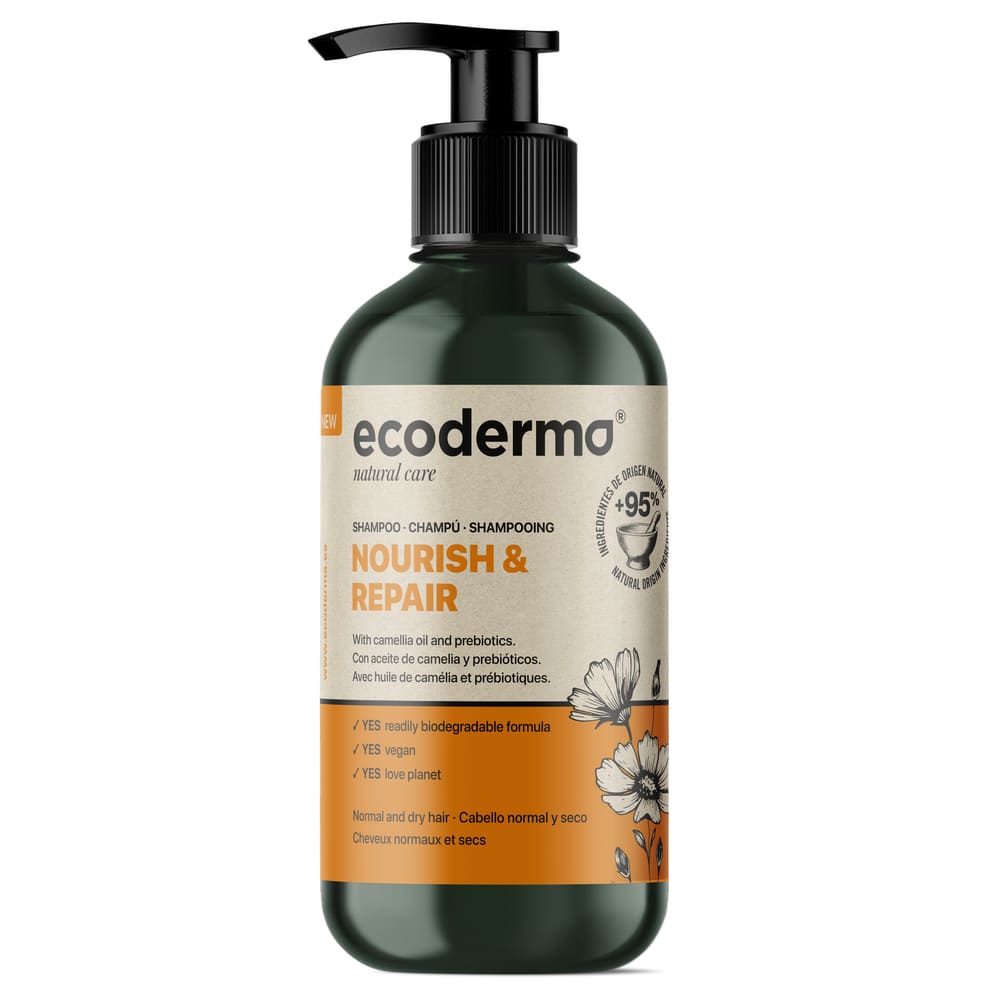 Шампунь Ecoderma с масл. цубаки д/пит. и восст.волос 500мл
