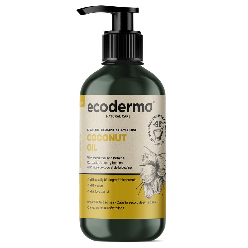 Шампунь Ecoderma с кокос. маслом и маслом ши 500мл Шампунь Ecoderma с кокос. маслом и маслом ши 500мл