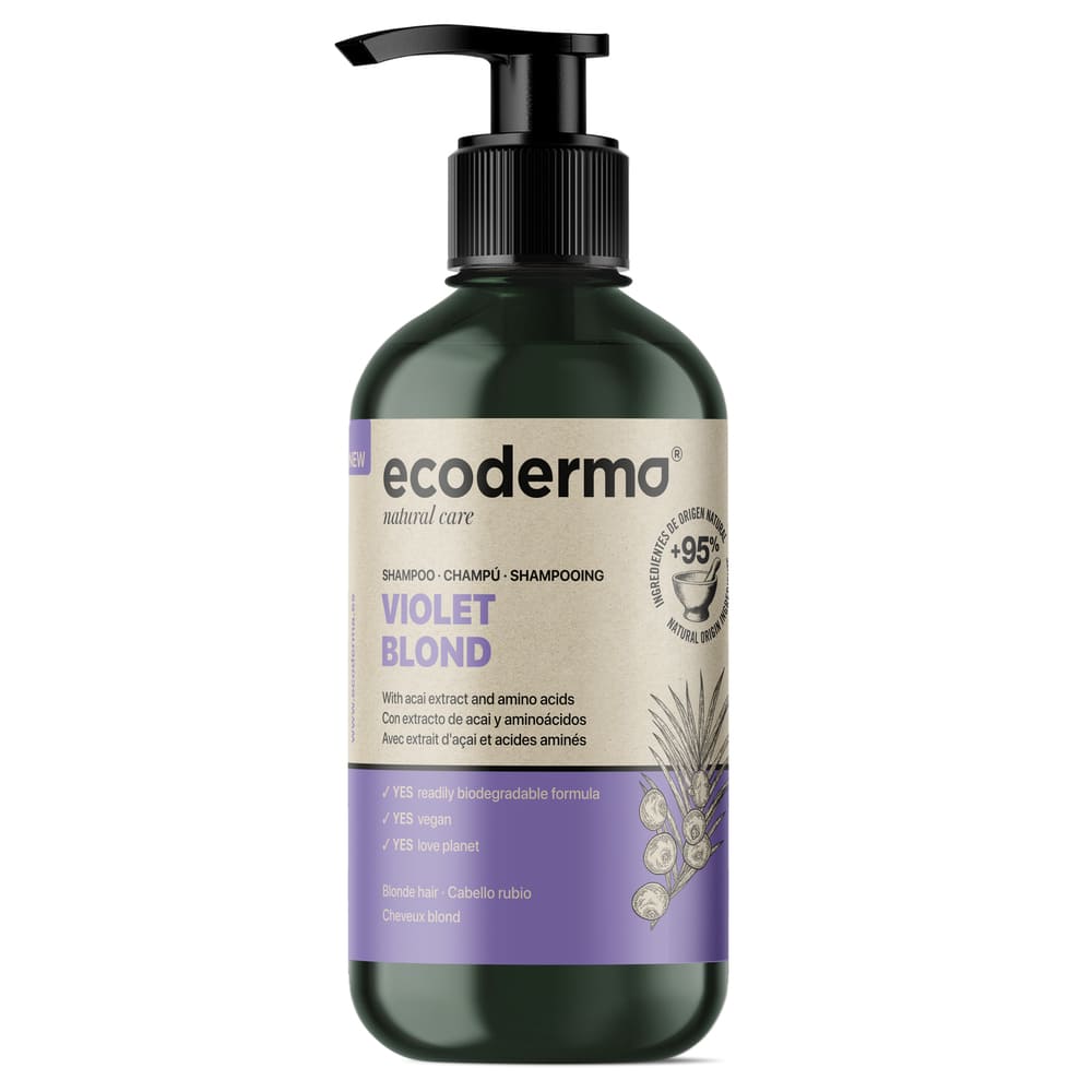 Шампунь Ecoderma д/светл.волос с ягодами асаи и аминокисл. 500мл Шампунь Ecoderma д/светл.волос с ягодами асаи и аминокисл. 500мл