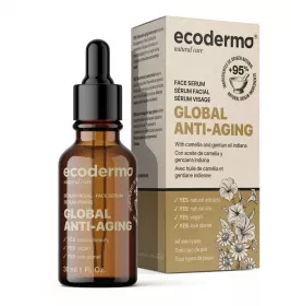 Сыворотка Ecoderma д/лица антивозр.с масл.камелии и экстр.индийской генцианы 30мл