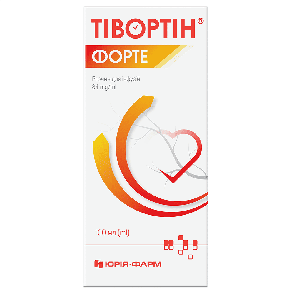 Тивортин Форте р-р д/ин. 84мг/мл флак. 100мл Юрия-фарм