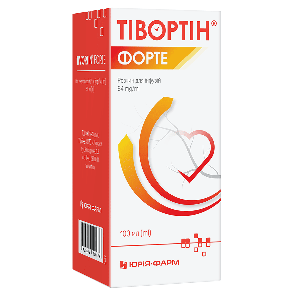 Тівортін Форте р-н д/ін. 84мг/мл флак. 100мл Юрія-фарм