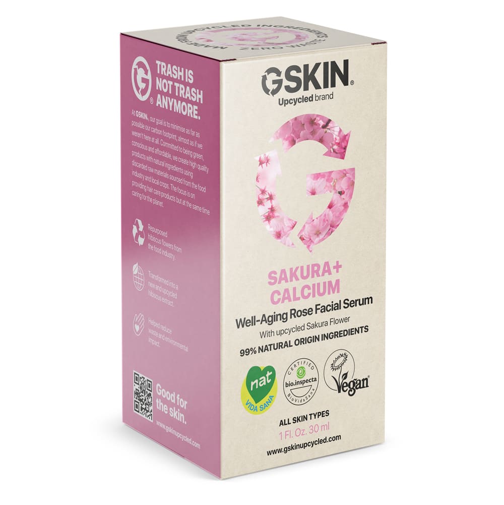 Сыворотка GSKIN антивозр. д/лица с экстр. цветов вишни и кальцием 30мл