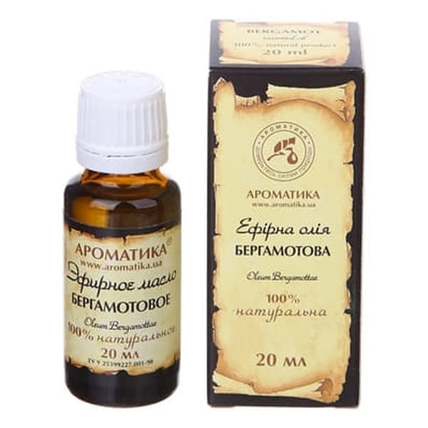 *Олія Ароматика ефірна Бергамоту 20мл
