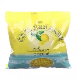 *Сіль Ароматика для ванн з піною Лимон 500г