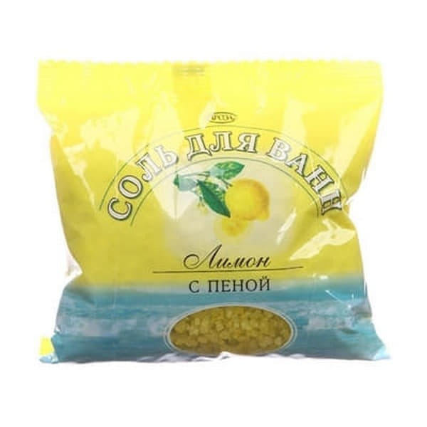 *Сіль Ароматика для ванн з піною Лимон 500г