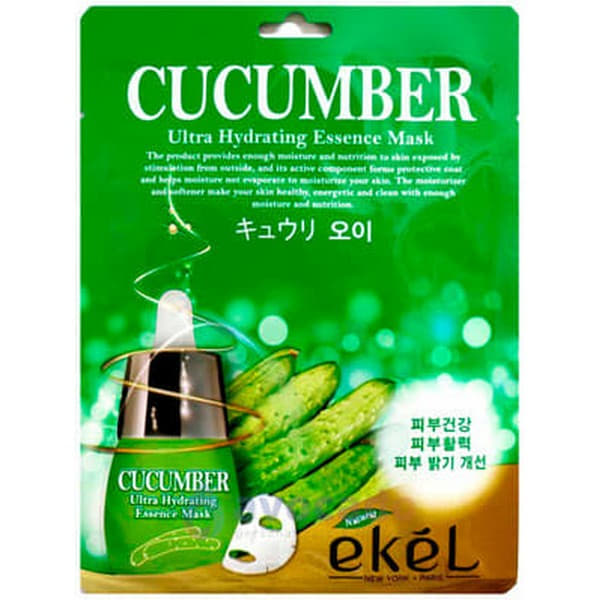*Тканинна маска Ekel з екстрактом огірка 25мл